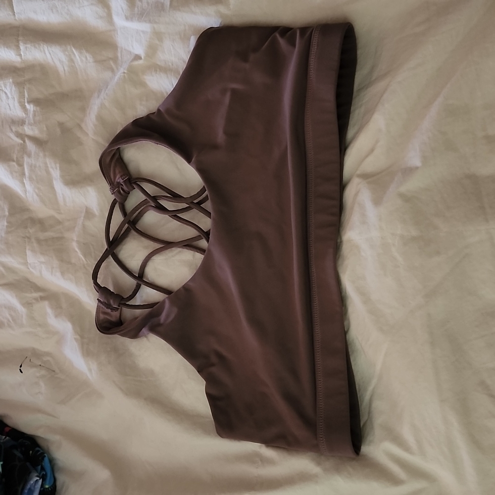 CVG dusty rose sports bra